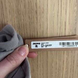 SKIMS Washed Jersey Skirt in Soft Brown